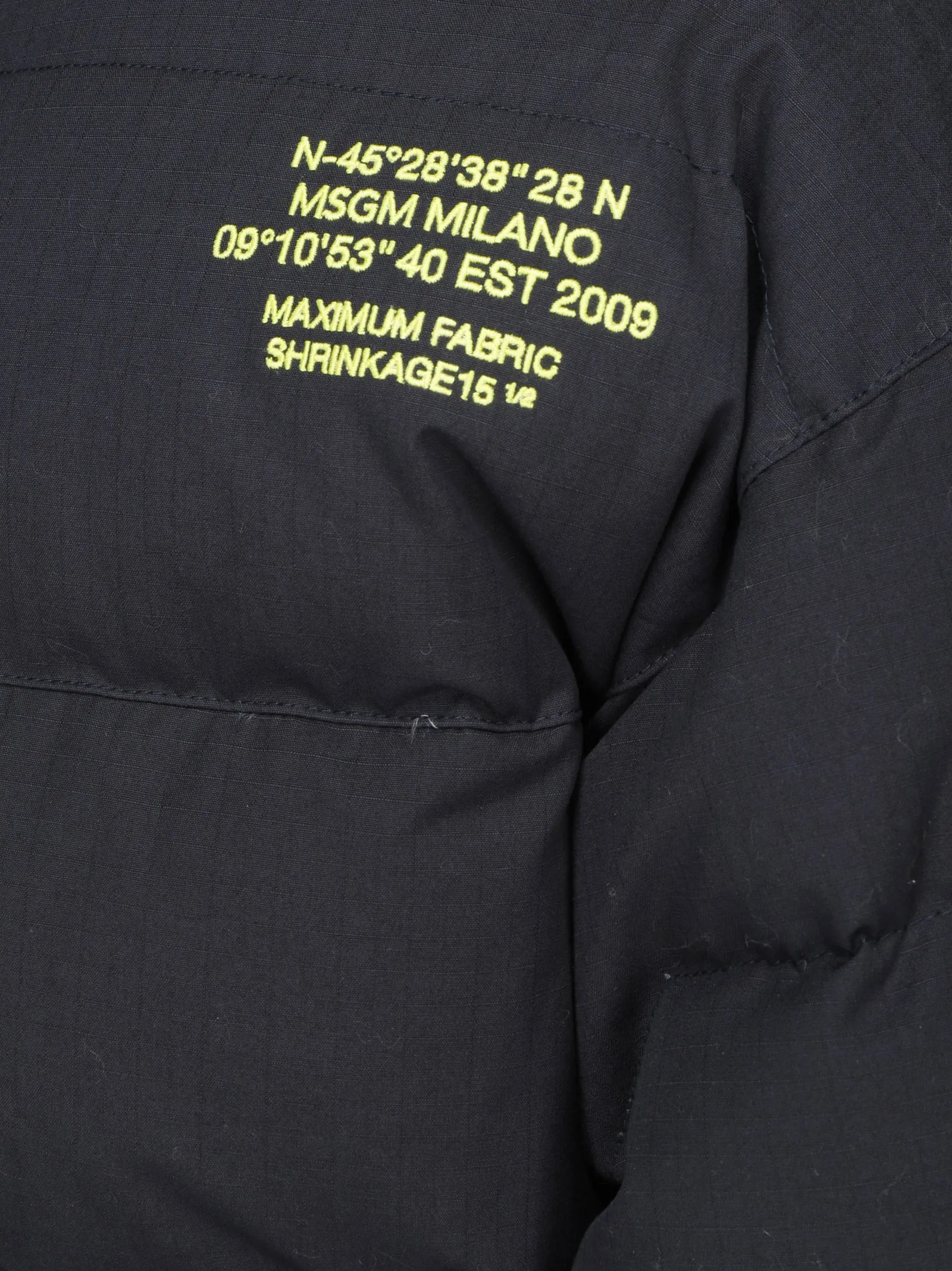MSGM Logo Printed Hooded Jacket
