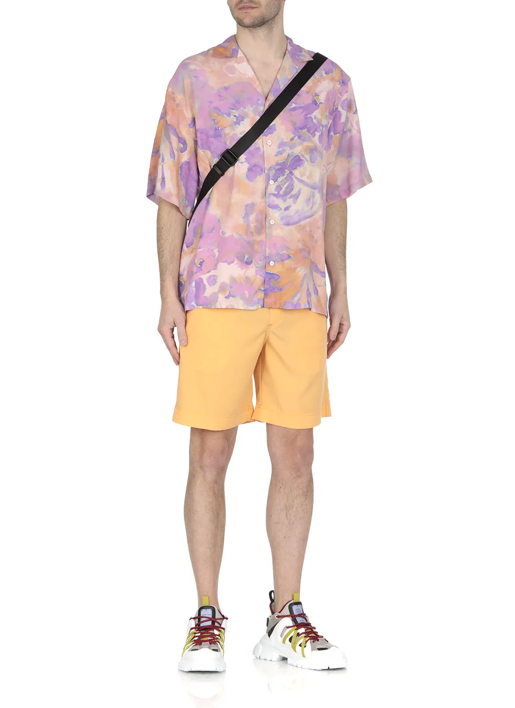 MSGM Mid-Rise Track Shorts