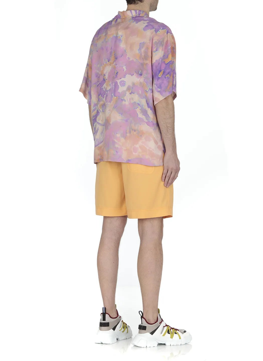 MSGM Mid-Rise Track Shorts
