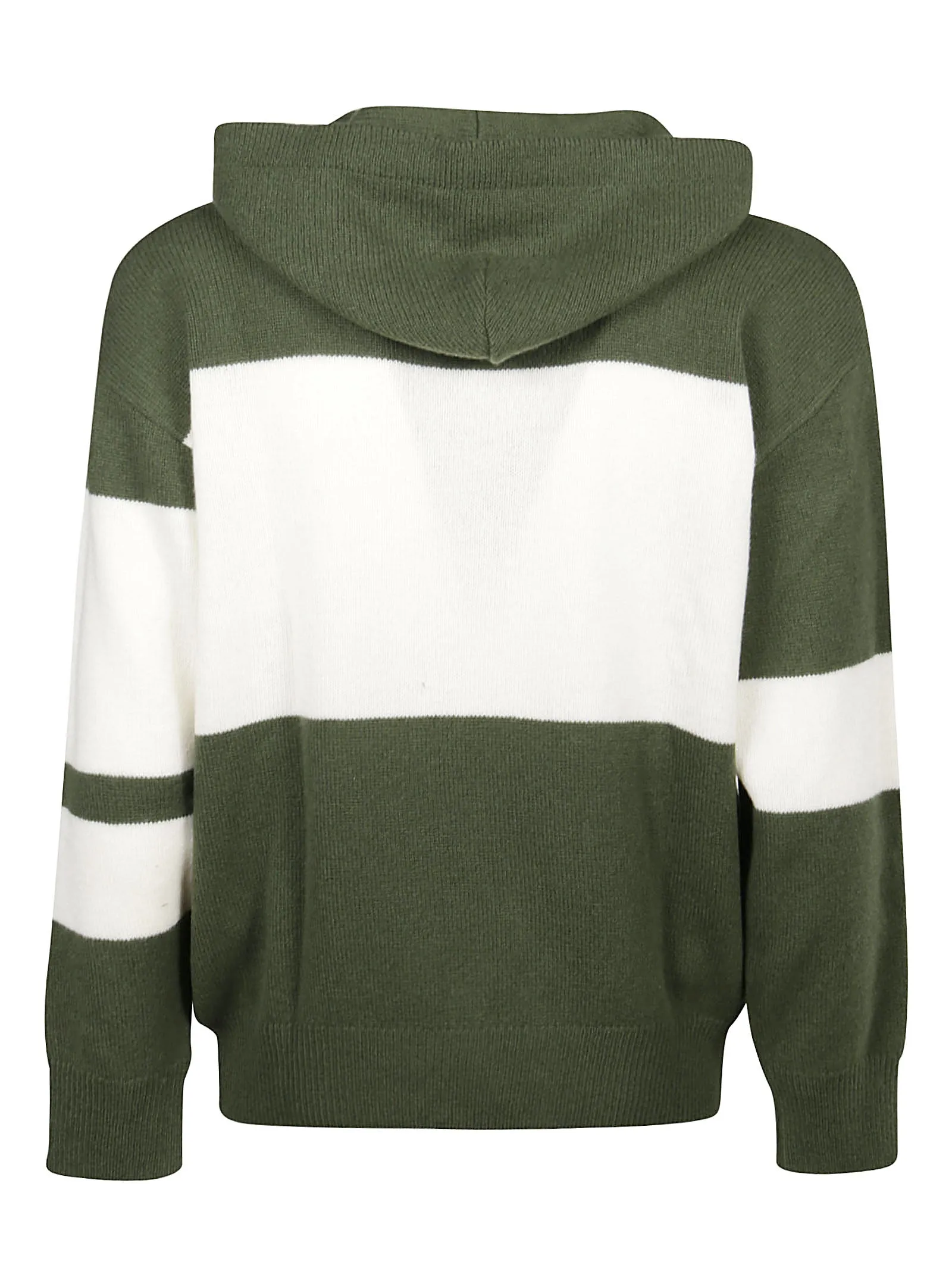 MSGM Panelled Knit Drawstring Sweater