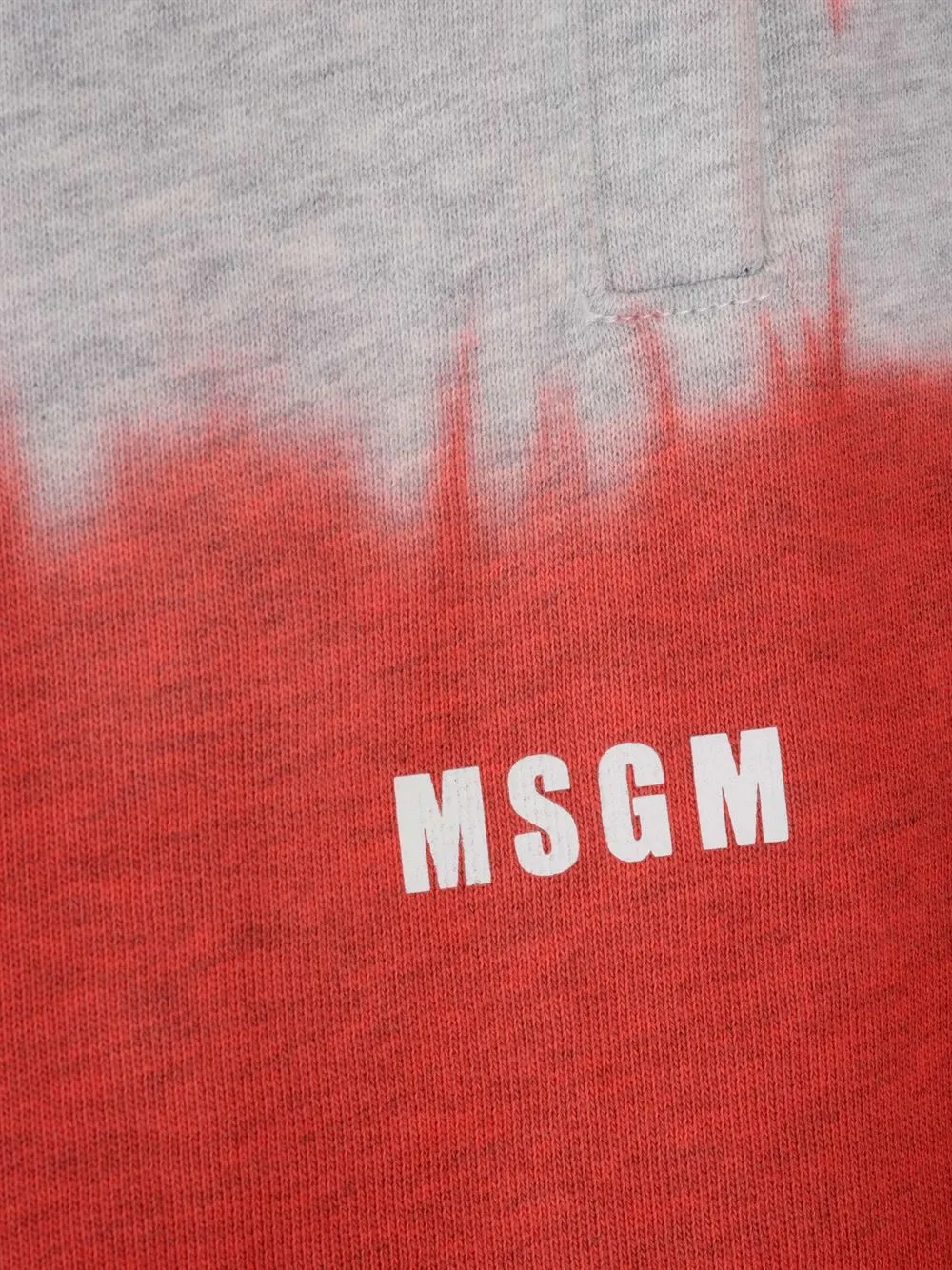 MSGM Tie Dye Bermuda Track Shorts