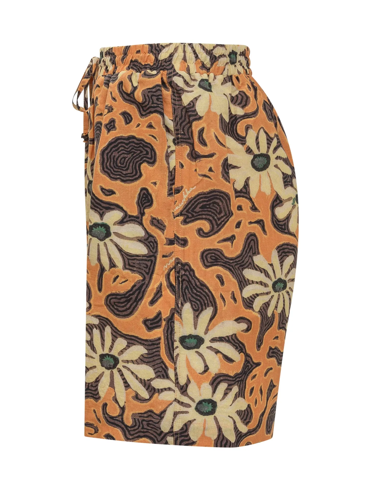Nanushka Allover Printed Drawstring Shorts