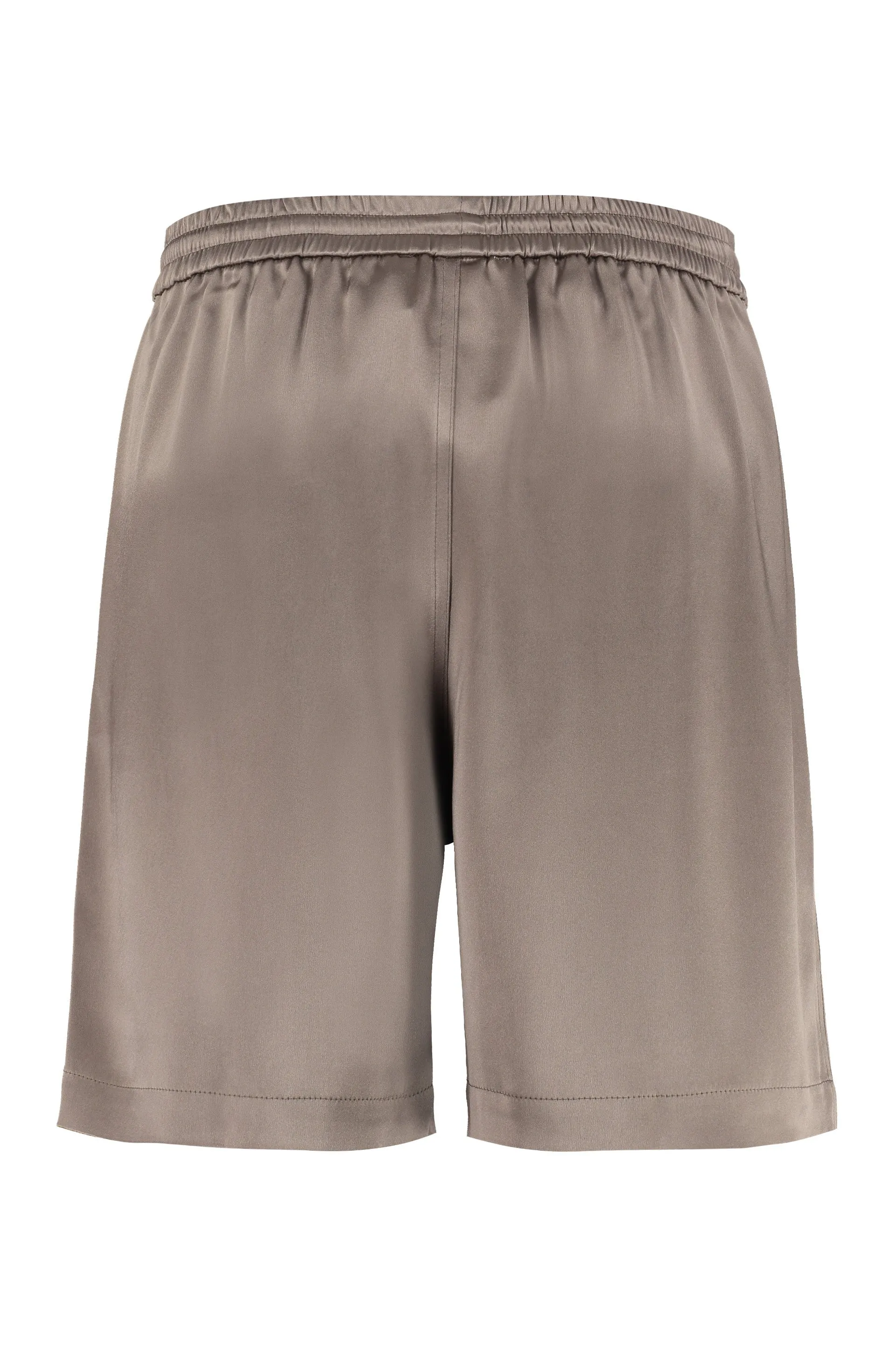 Nanushka Drawstring Satin Shorts