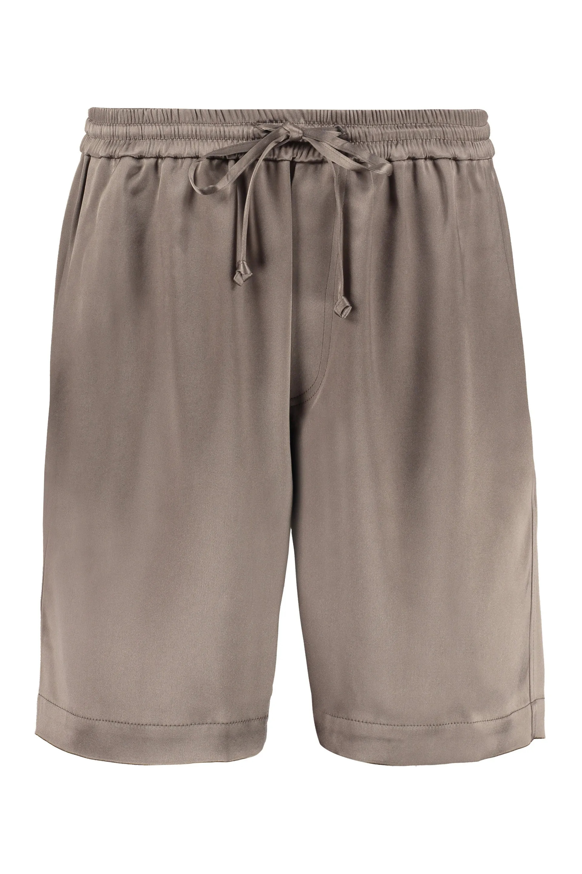 Nanushka Drawstring Satin Shorts
