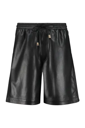 Nanushka Faux Leather Shorts