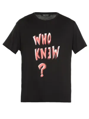 Neil Barrett Slogan Printed T-Shirt