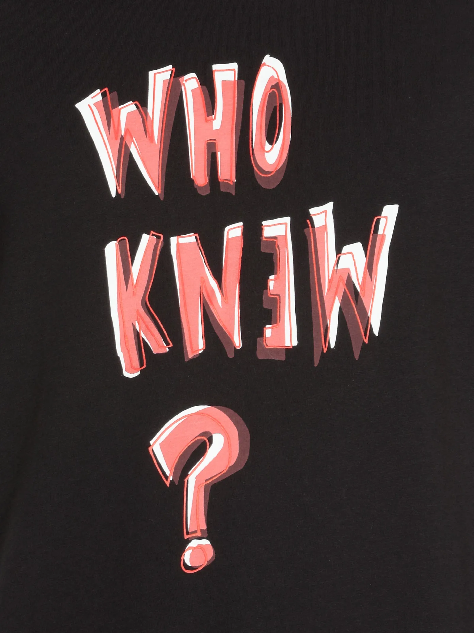 Neil Barrett Slogan Printed T-Shirt