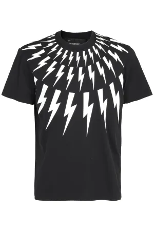 Neil Barrett Thunderbolt Print Crewneck T-Shirt