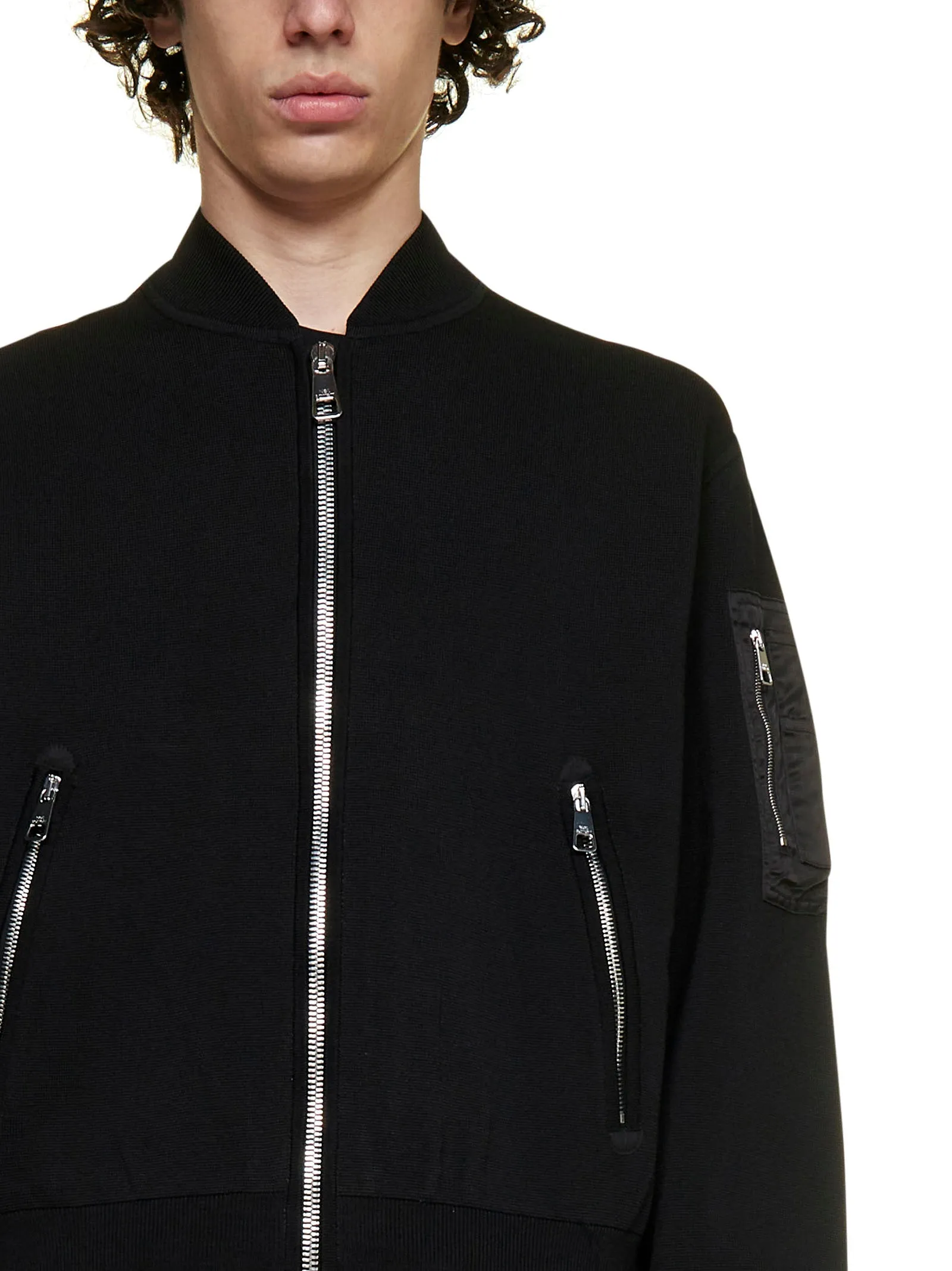 Neil Barrett Zipped Long Sleeved Jacket