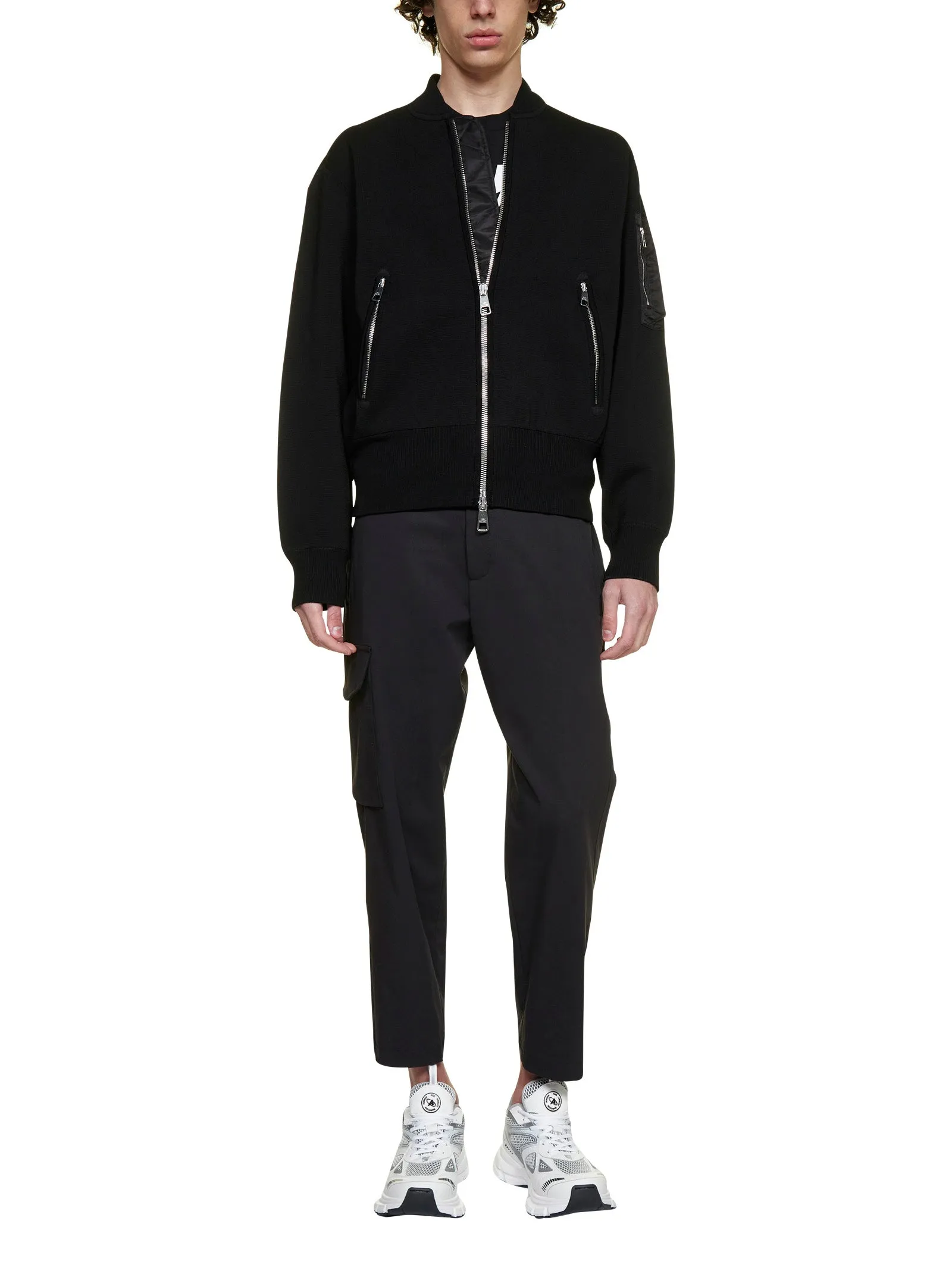 Neil Barrett Zipped Long Sleeved Jacket