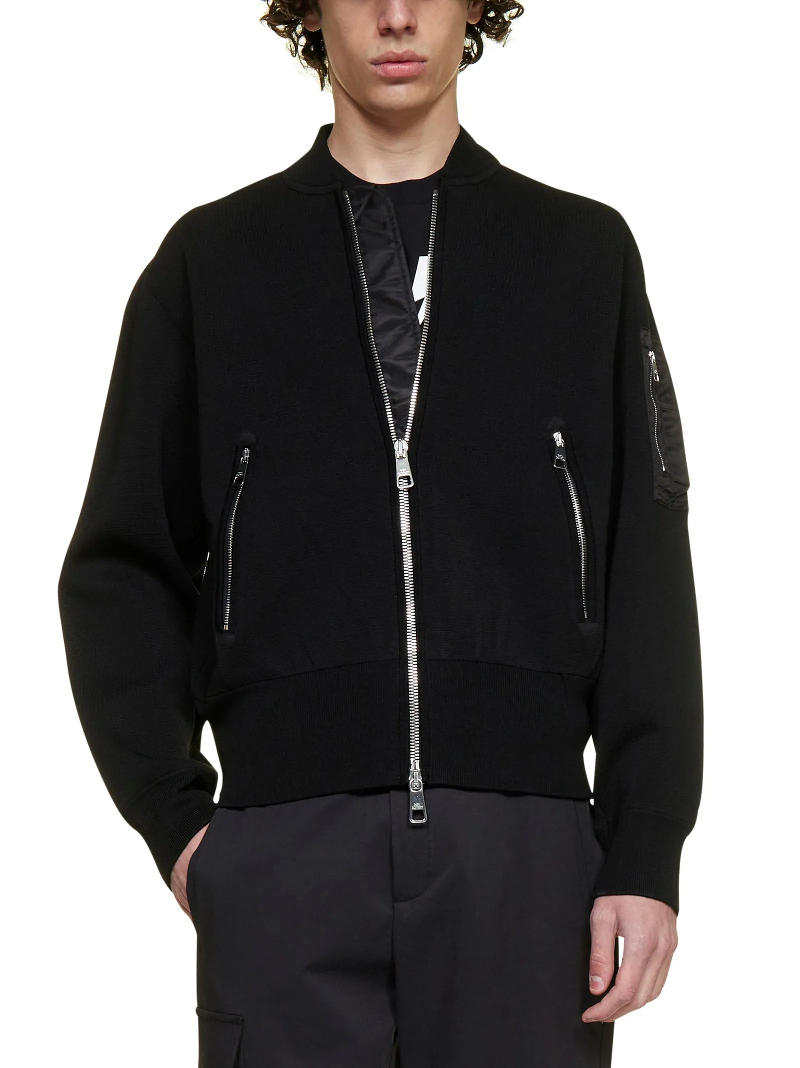 Neil Barrett Zipped Long Sleeved Jacket
