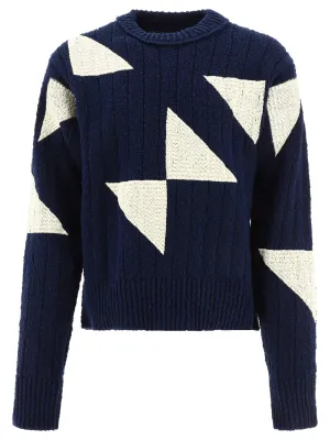 OAMC Geometric Pattern Crewneck Sweater