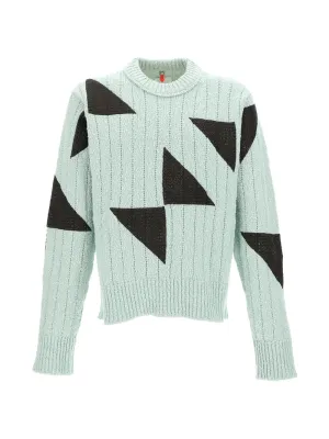 OAMC Geometric Pattern Crewneck Sweater
