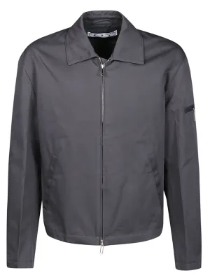 Off-White Classic Collar Zipped Jacket