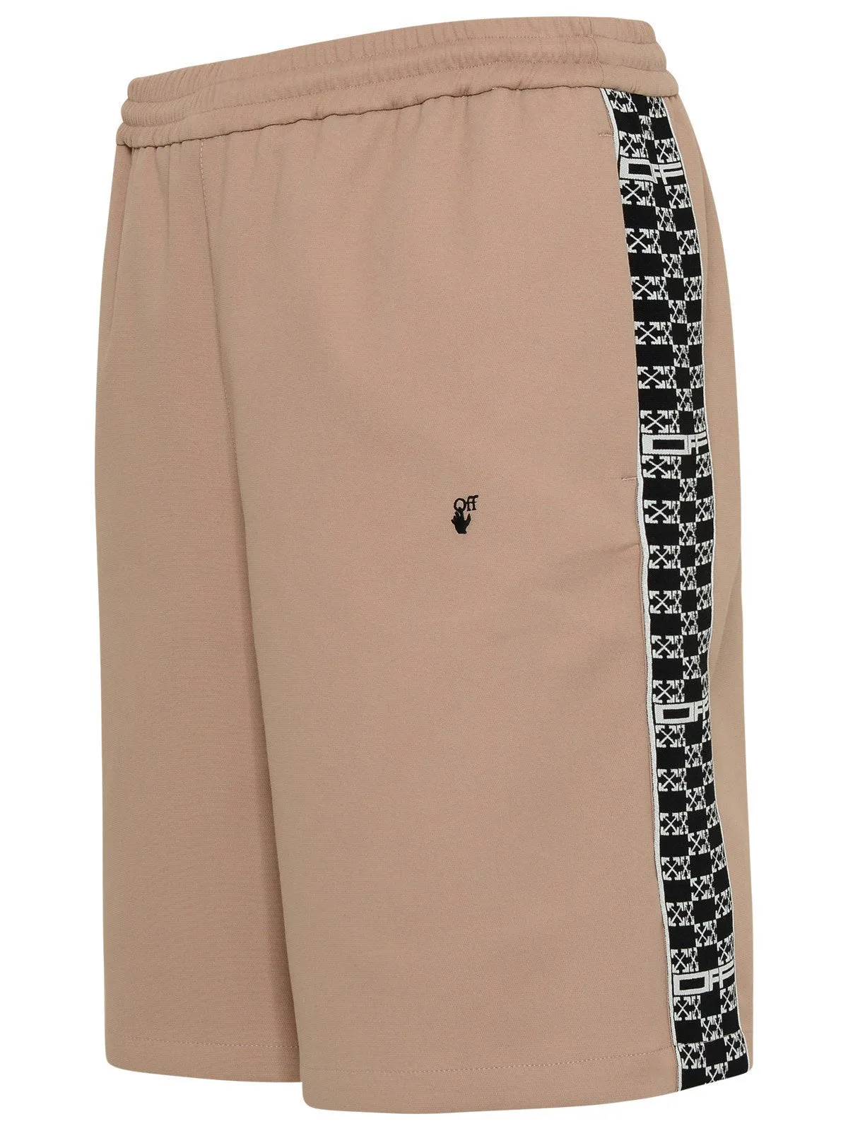 Off-White Elasticated Waist Panelled Shorts