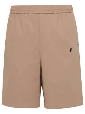 Off-White Elasticated Waist Panelled Shorts