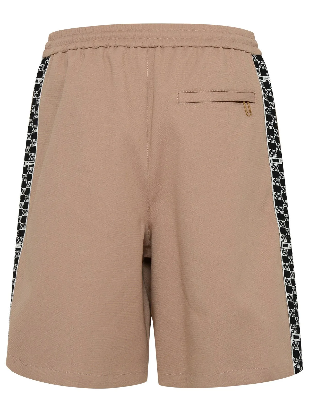 Off-White Elasticated Waist Panelled Shorts