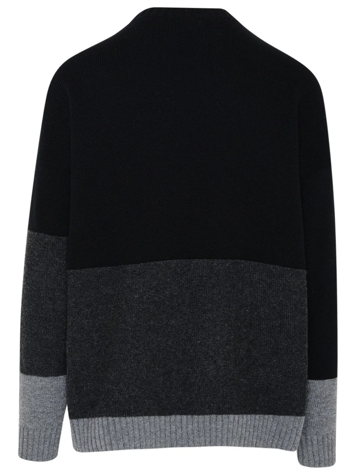 Off-White Logo Intarsia Knitted Jumper