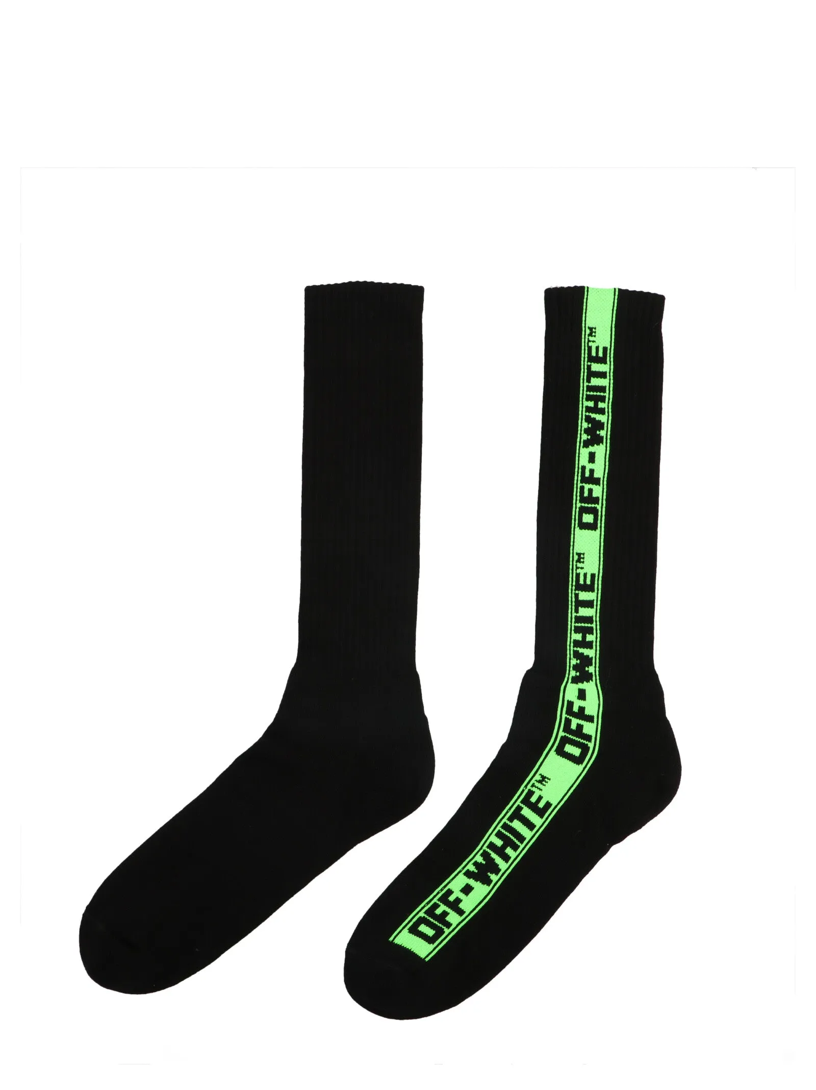 Off-White Logo Intarsia Socks