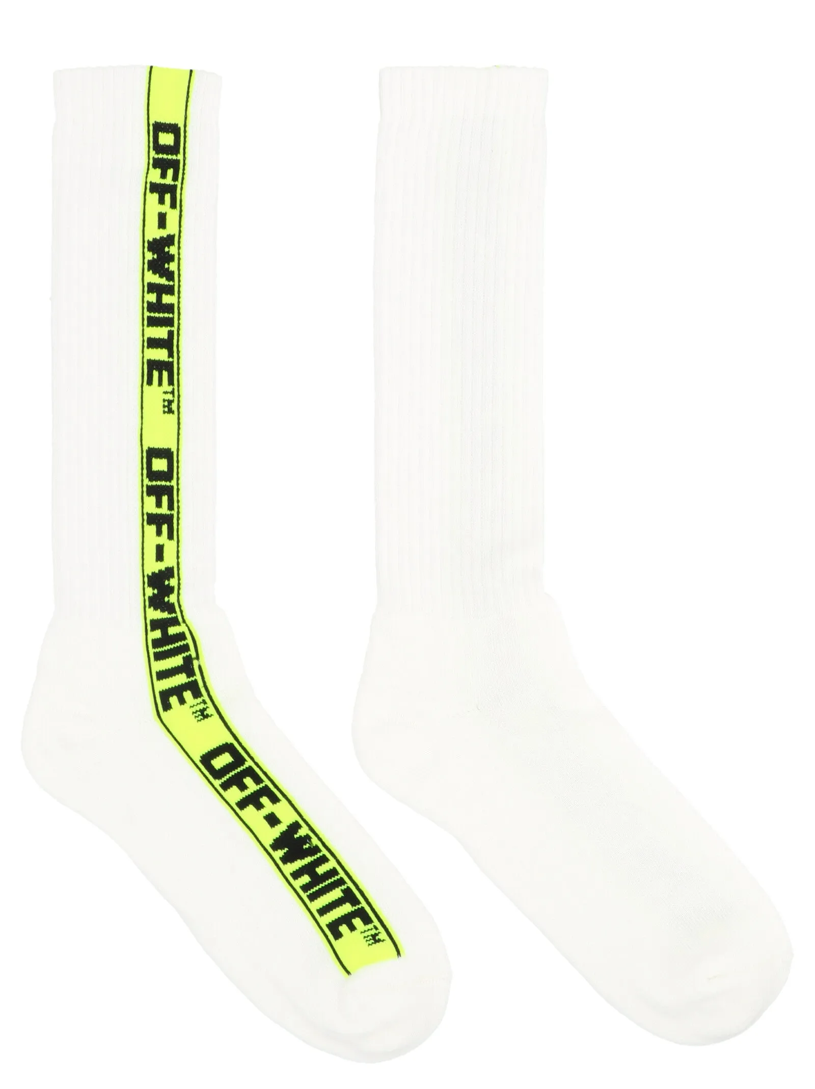 Off-White Logo Intarsia Socks