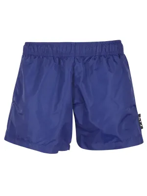 Off-White Logo Patch Swim Shorts