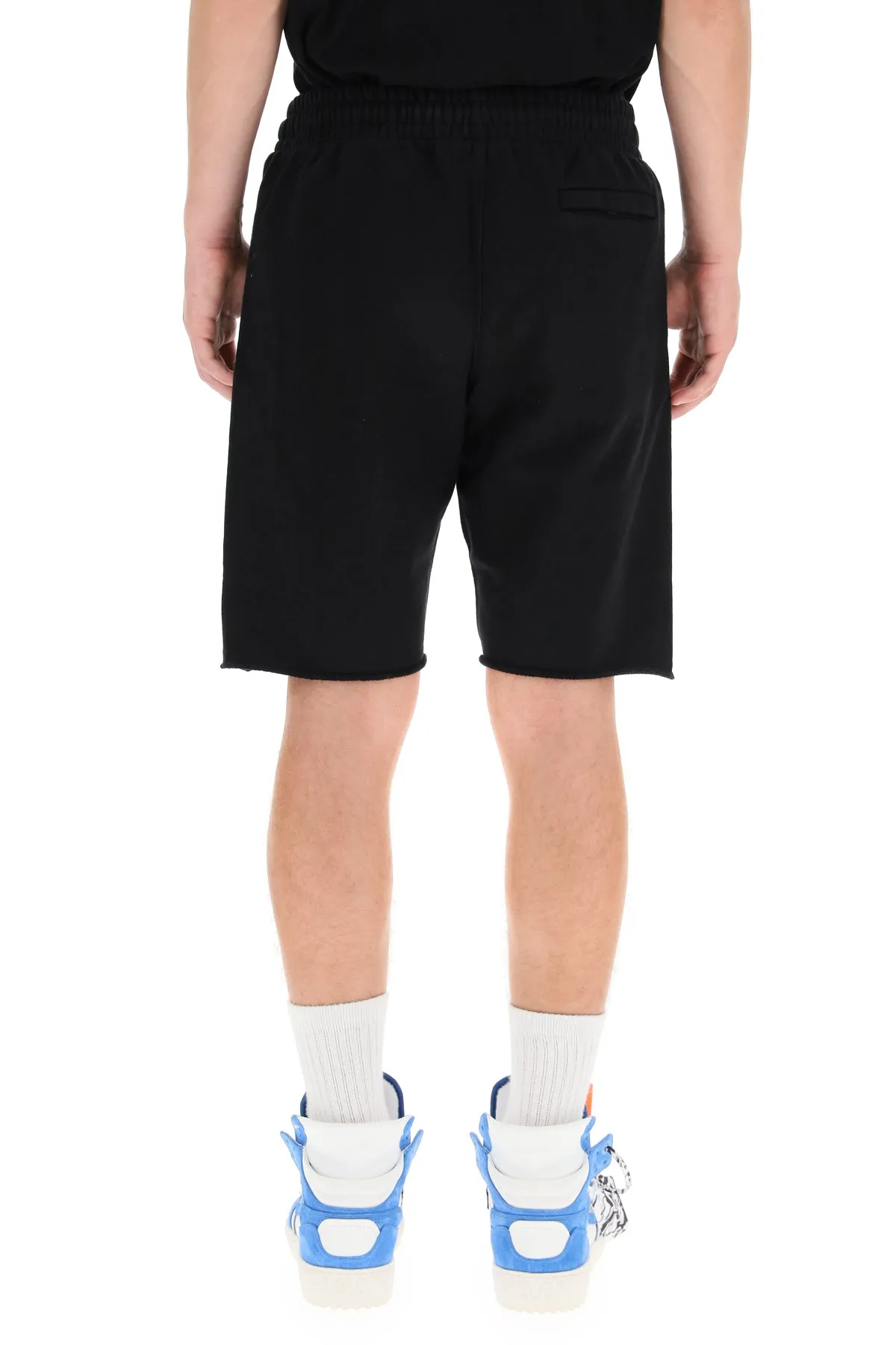 Off-White Logo Printed Bermuda Shorts
