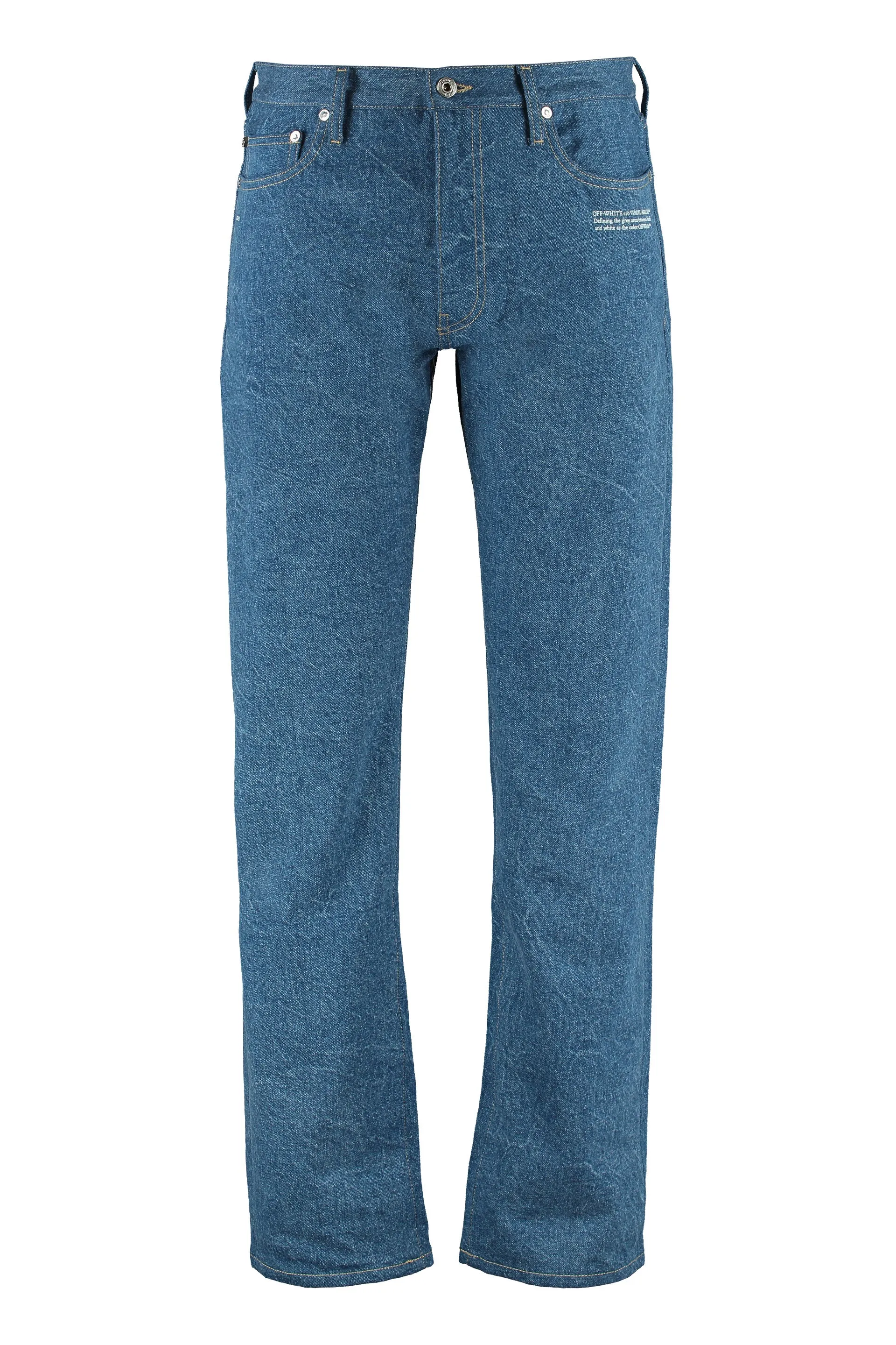 Off-White Straight Leg Jeans