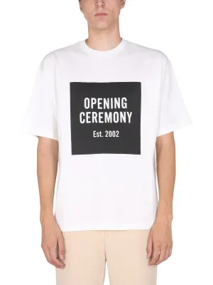 Opening Ceremony Box Logo Printed T-Shirt