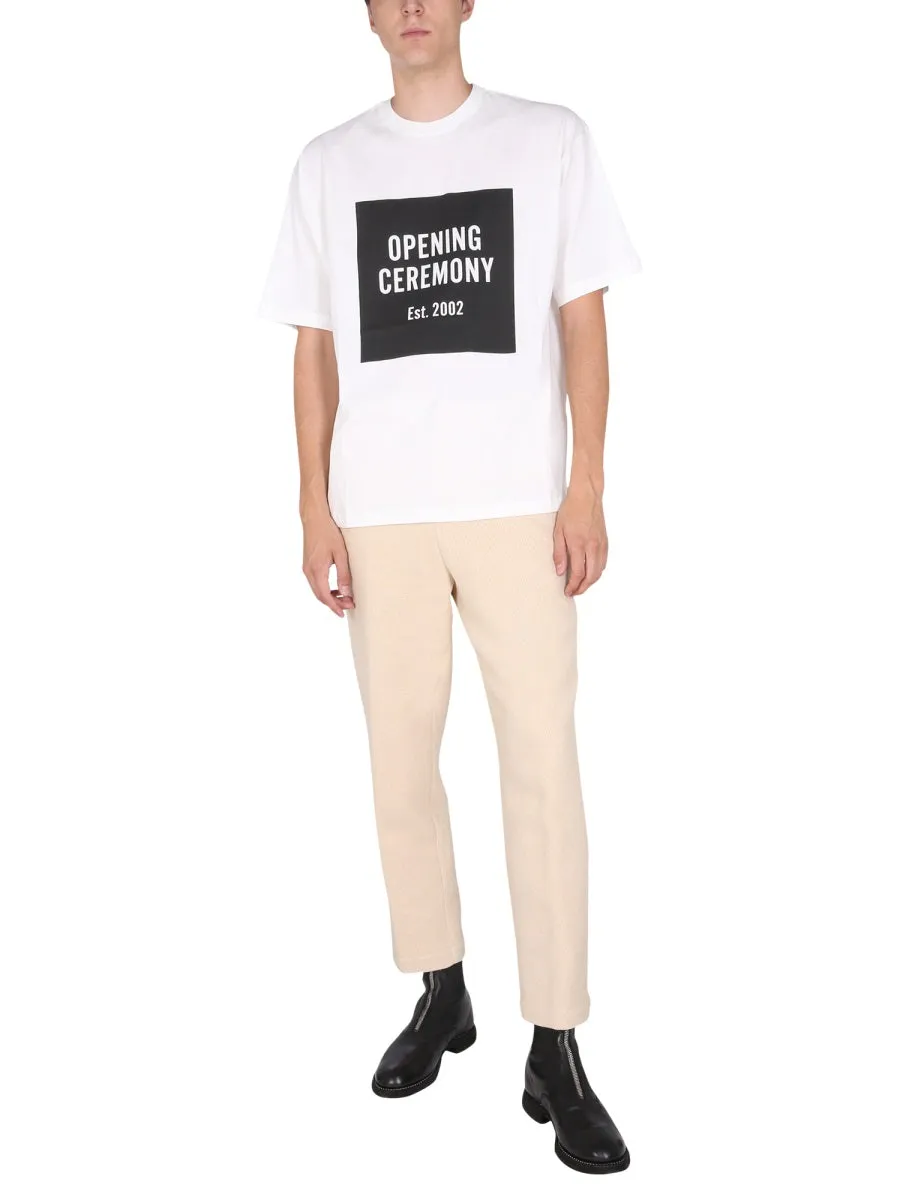Opening Ceremony Box Logo Printed T-Shirt
