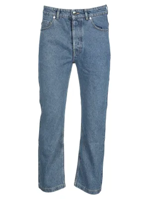 Opening Ceremony Logo Embroidered Straight-Leg Jeans