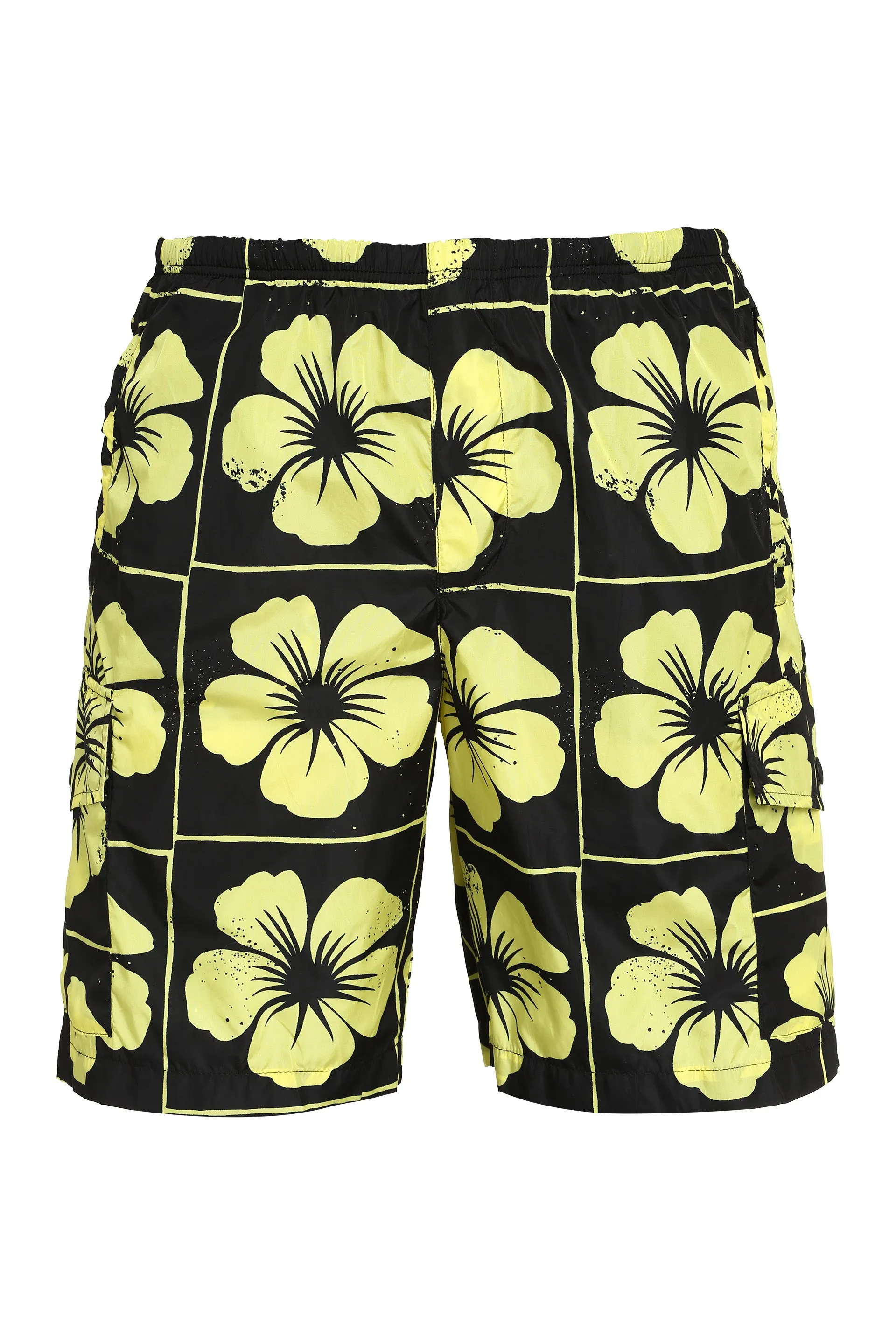 Palm Angels Allover Floral Printed Swim Shorts