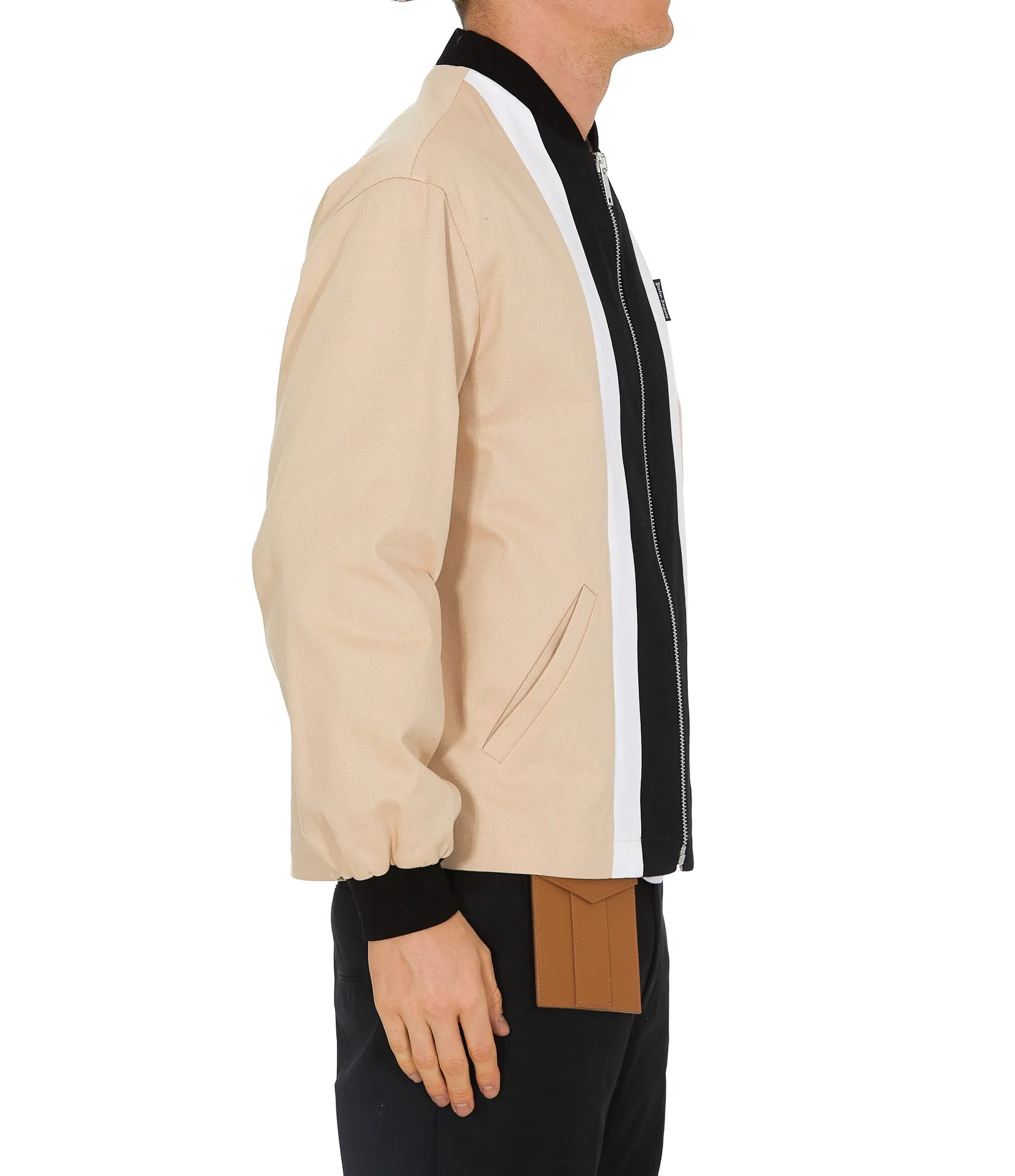 Palm Angels Colour-Block Bomber Jacket