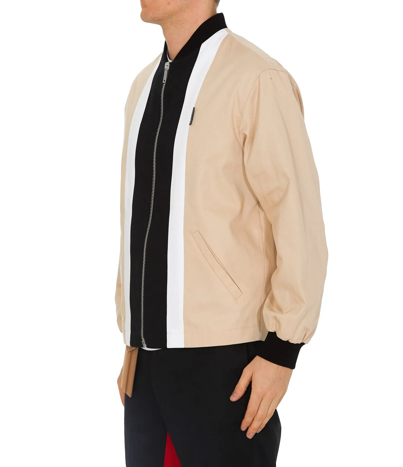Palm Angels Colour-Block Bomber Jacket