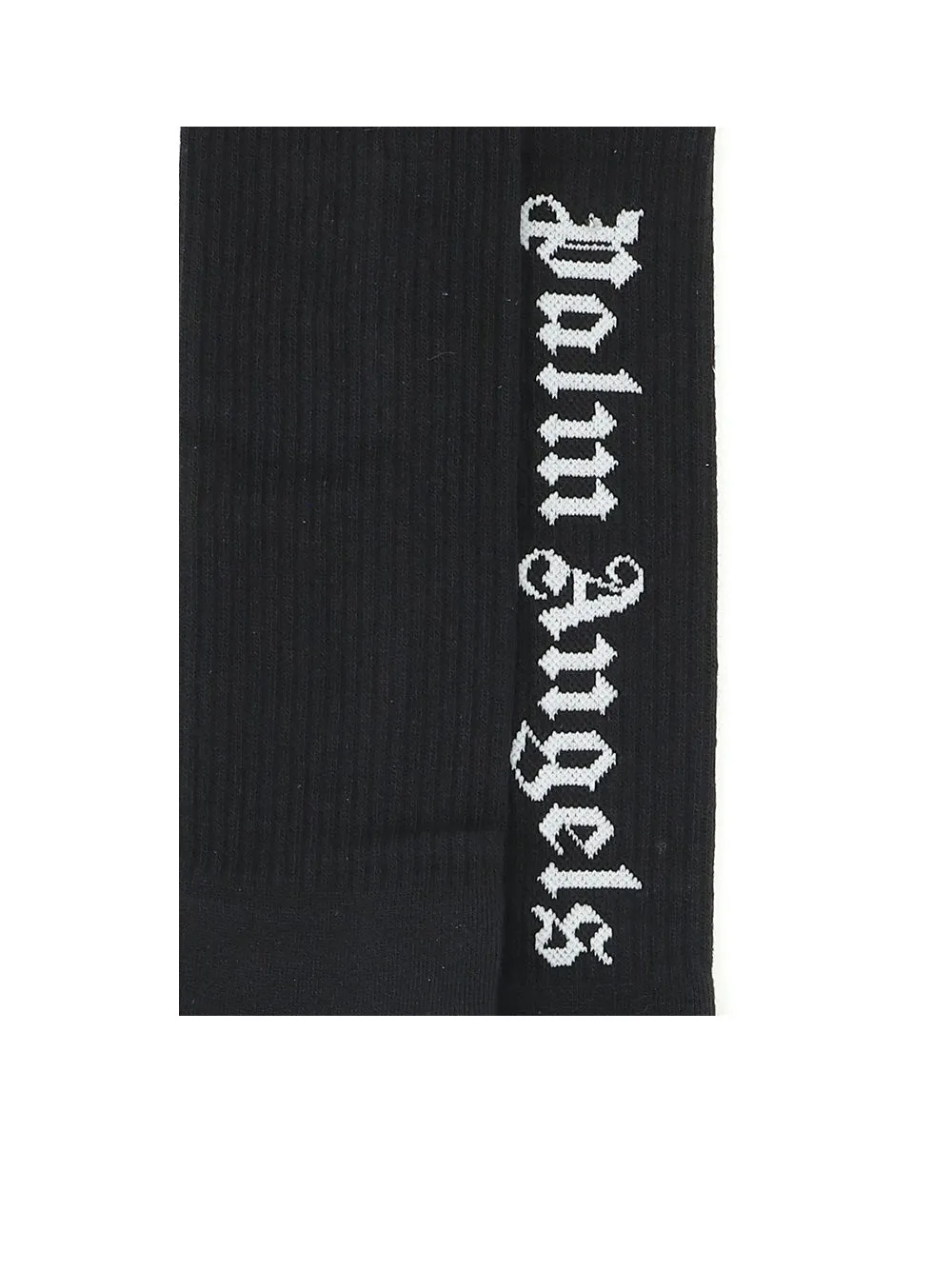 Palm Angels Logo Intarsia Crew Socks