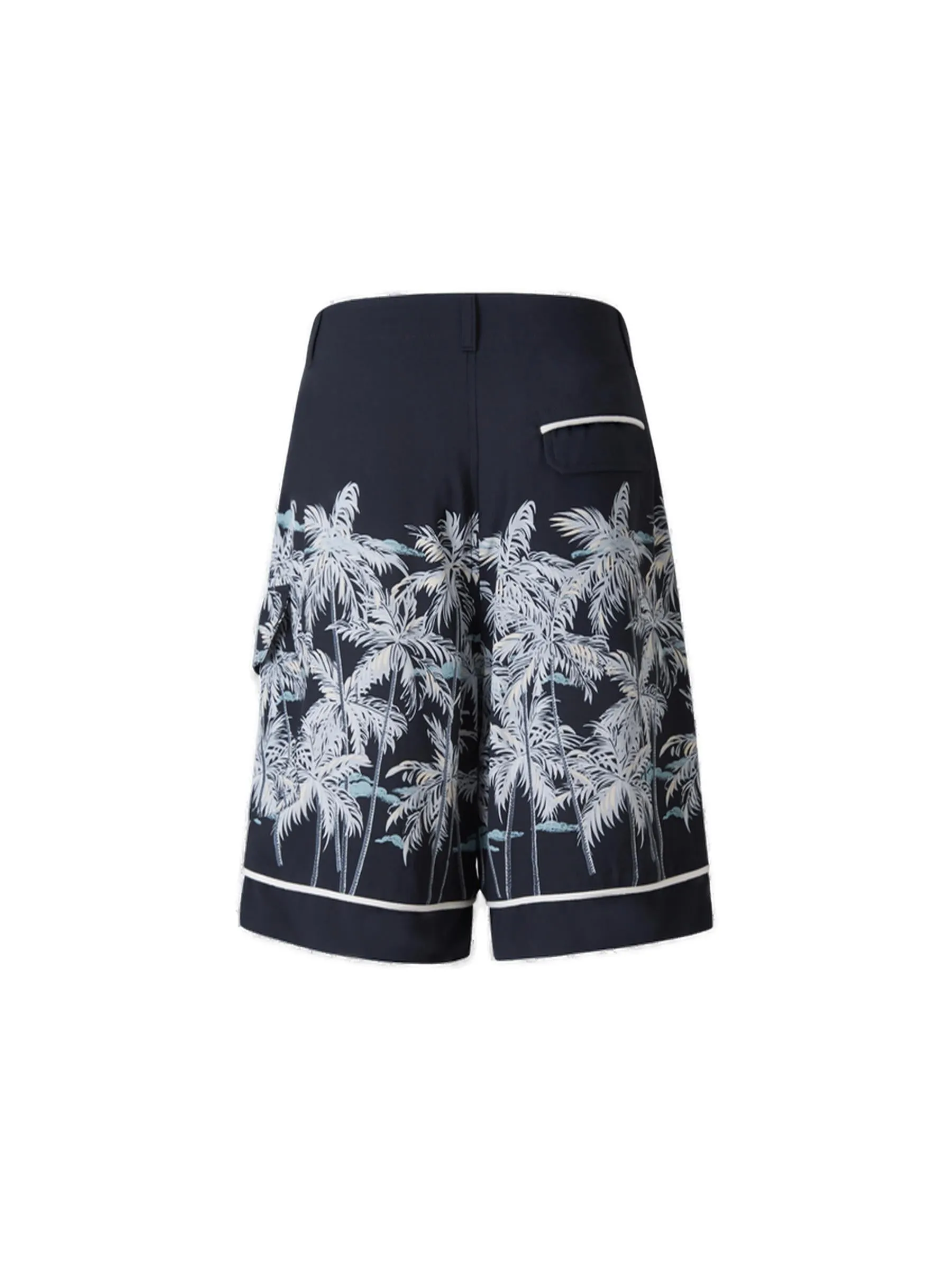 Palm Angels Palm Printed Knee-Length Shorts