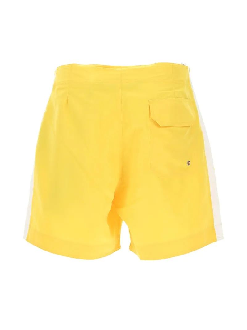 Palm Angels Stripe Trim Swimming Shorts