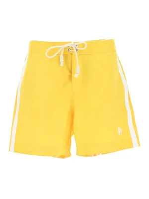 Palm Angels Stripe Trim Swimming Shorts