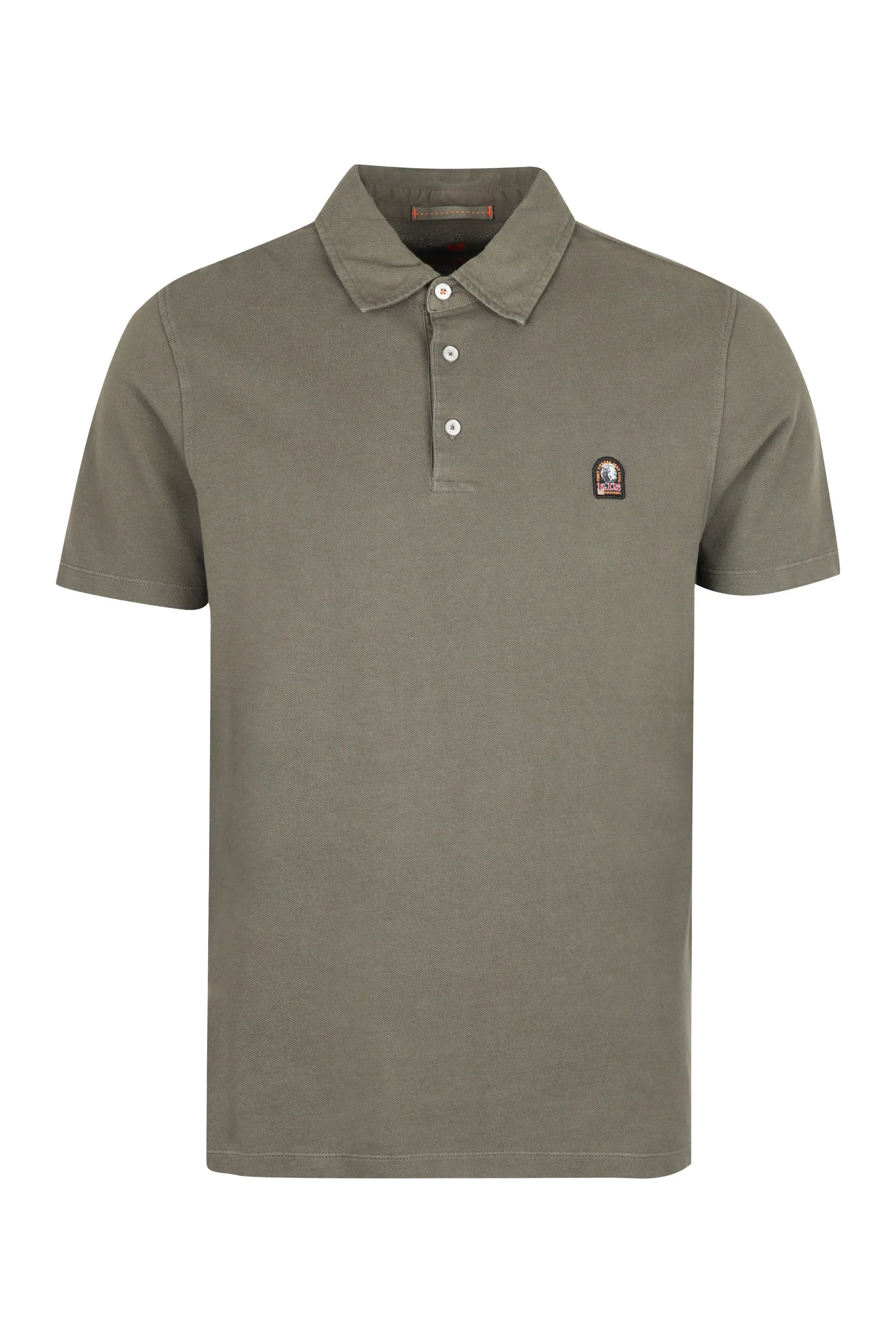 Parajumpers Logo Patch Buttoned Polo Shirt