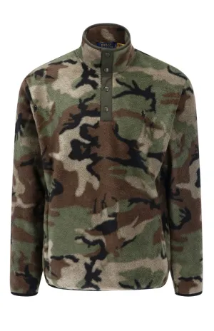 Polo Ralph Lauren Camouflage Buttoned Sweater