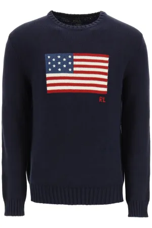 Polo Ralph Lauren Flag Intarsia Knit Sweater