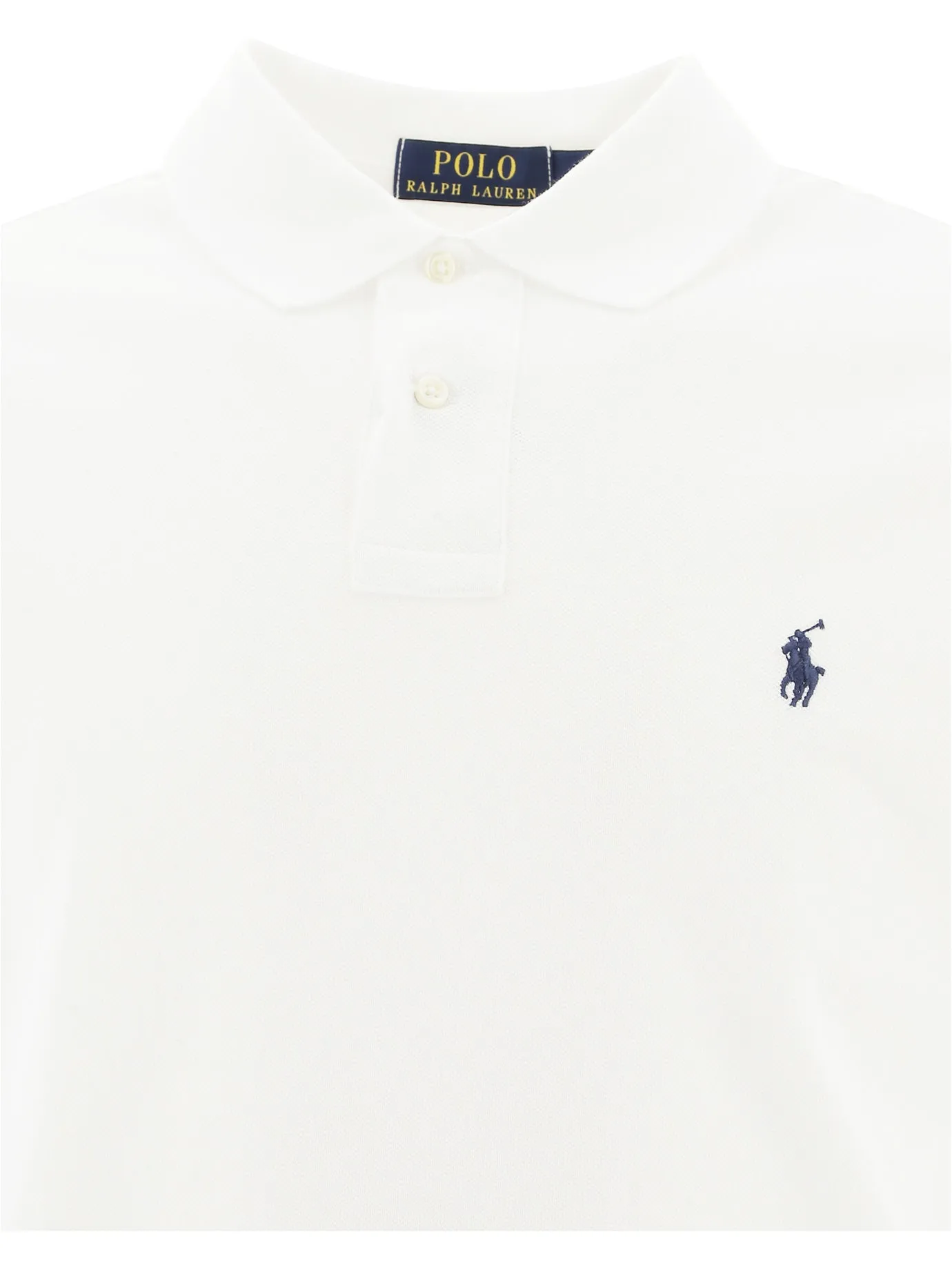 Polo Ralph Lauren Logo Embroidered Long-Sleeved Polo Shirt