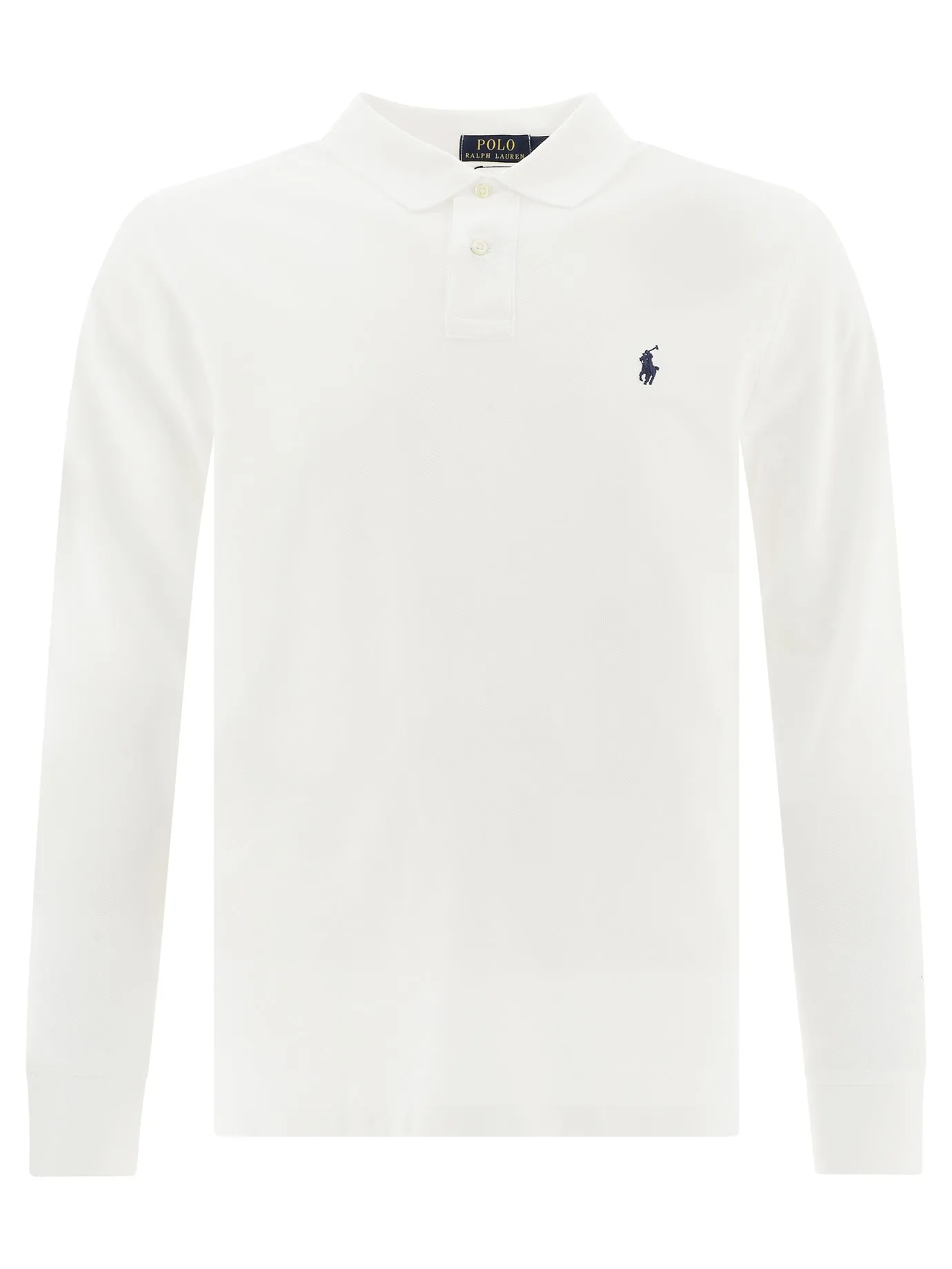 Polo Ralph Lauren Logo Embroidered Long-Sleeved Polo Shirt