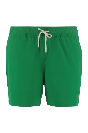 Polo Ralph Lauren Logo Patch Drawstring Swimming Shorts