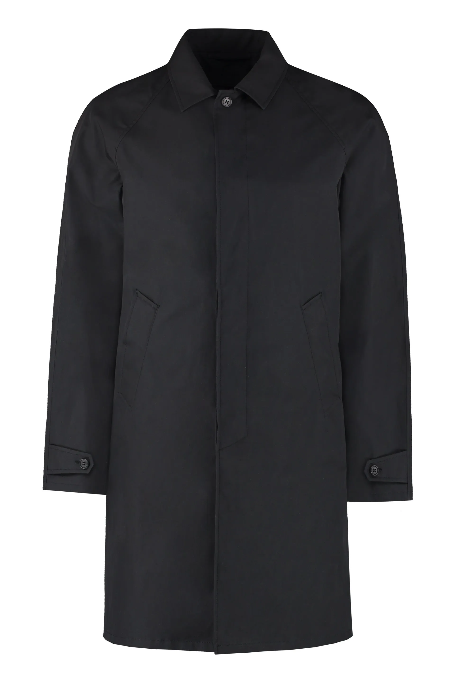 Prada Slit Hem Trench Coat