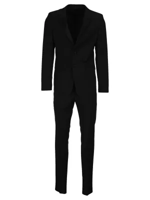 Prada Two Piece Single Breasted Tuxedo Suit