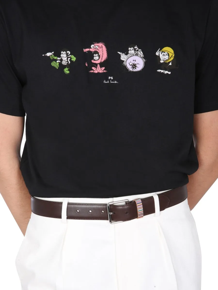 PS Paul SmithPrinted Crewneck T-Shirt