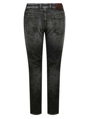 Pt01 Washed Straight-Leg Jeans
