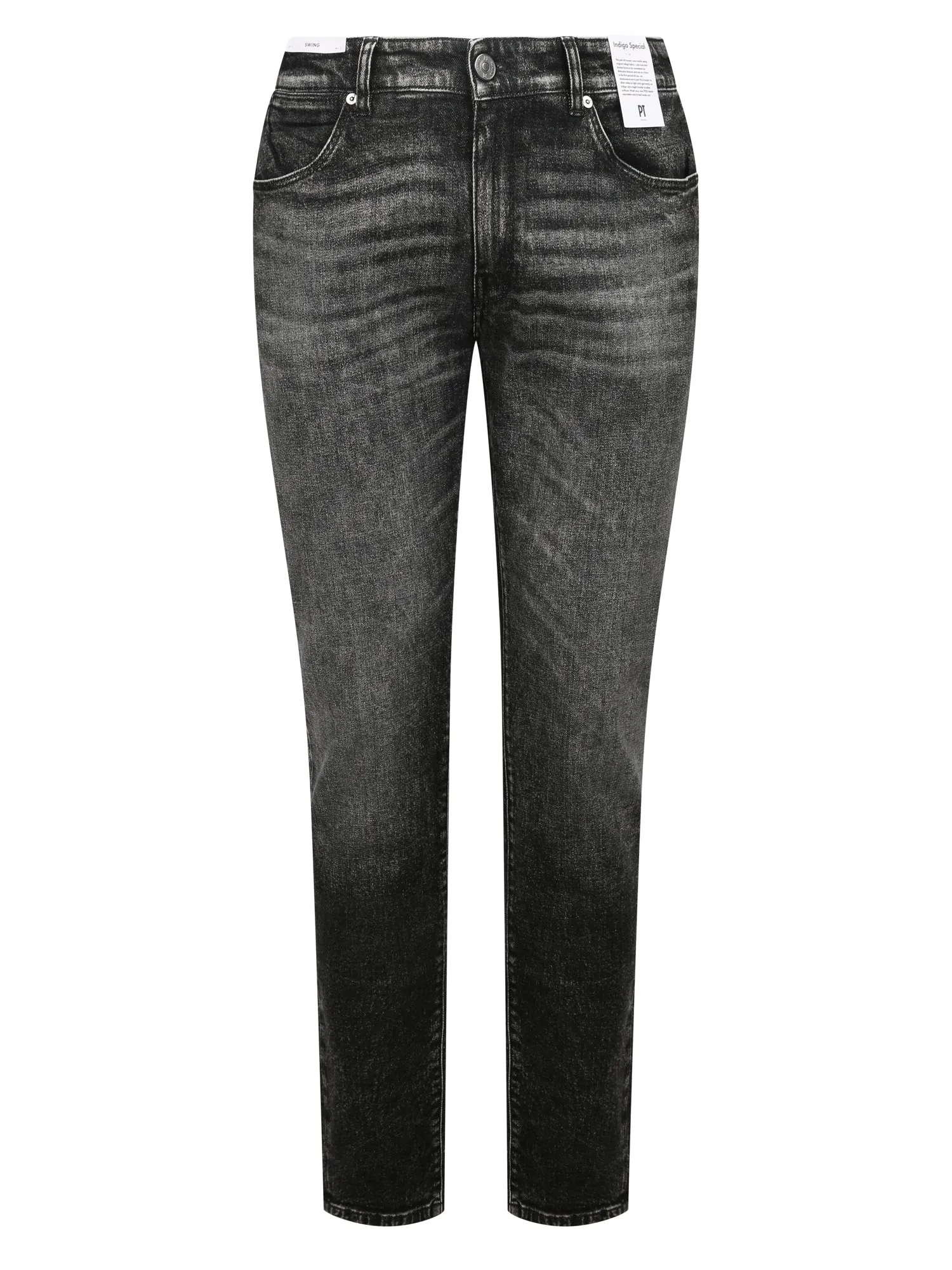 Pt01 Washed Straight-Leg Jeans