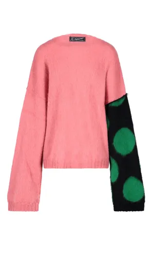 Raf Simons Colour-Block Knitted Jumper