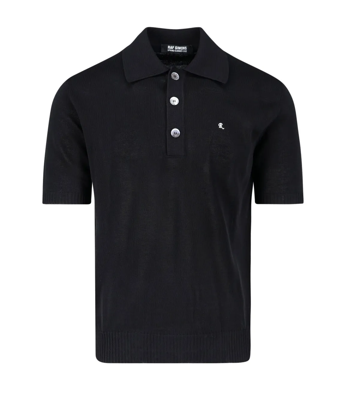 Raf Simons Fine Knitted Polo Shirt